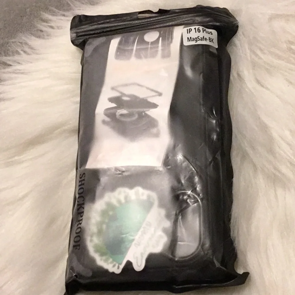 Black Phone Case with Stand